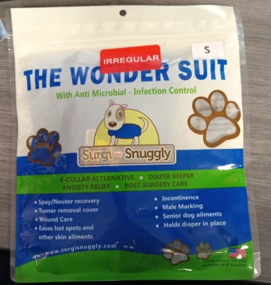 Surgi-Snuggly The Wonder Traje Post Quirúrgico con Anti Microbiano - Pequeño Foto 1 de 2