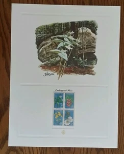 MINT US STAMPS 1979 ENDANGERED FLORA SCOTT # 1783-86 BLOCK MNH - Picture 1 of 5