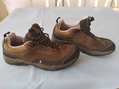 Zapatos para caminar de cuero AHNU marrón/lavanda para mujer - talla 10 Foto 1 de 4