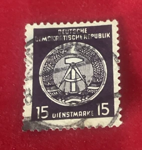 Rare Deutsche Demokratische Republik German Postage Stamp Early Vintage 15 #2 - Picture 1 of 4