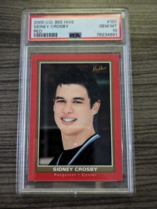 2005-06 Upper Deck Bee Hive Sidney Crosby Red Rookie #101 RC PSA 10 Gem Mint