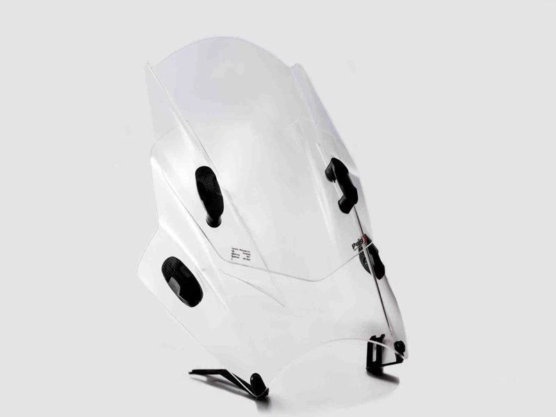 Puig Clear Adjustable Twin Screen Yamaha SR 400 2014-2016 - Image 1 of 4