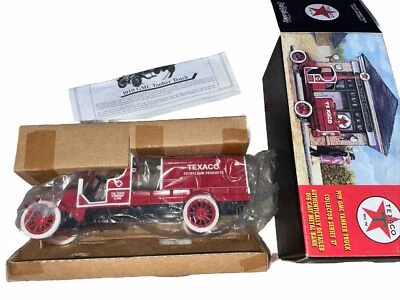ERTL  1919 GMC Tanker Truck Bank  TEXACO  Chrome 2000 Millennium Edition  19812P - Image 1 of 4
