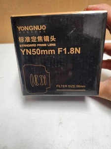YONGNUO YN50mm F1.8N Standard Prime Lens Aperture Auto Focus For Nikon - Picture 1 of 8