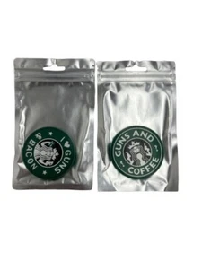 I Love Guns and Coffee / Bacon Morale Patch - Toppa spettacolo SHOT gratuita - Foto 1 di 5