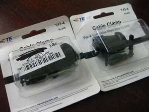 Menge 2 TE Connectivity 743-4 Kabelklemmen für eine 9 Positionen Schale Größe 13 - Bild 1 von 5