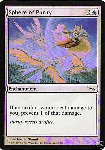 MTG - Mirrodin - Sphere of Purity - 2X - Foil - NM - Image 1 of 1