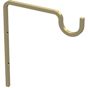 National Hardware N275-508 Extended Wall Hook, 9", Brushed Gold - Picture 1 of 4