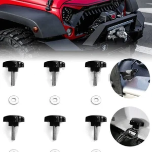 6X Car Roof Screws Accessories Cover Trim For Jeep Wrangler JK 2007-2018 4 Door - Imagen 1 de 6