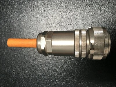 CA120001-47 ITT CANNON CIRCULAR POWER CONNECTOR FROM REXROTH MOTOR POWER CABLE - Image 1 of 4