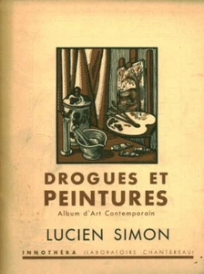Livret publicitaire pharmaceutique ancien drogues et peintures Lucien Simon - Picture 1 of 2