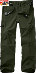 Kids' Cargo Pants, Youth Boys' Hiking Casual Outdoor Quick Dry Boy Scout Pants - Picture 1 of 10