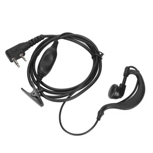 Walkie-Talkie-Headset G-förmiger Funk-Ohrhörer Für Ic-F3 Ic-F3S Ic-F4 Ic-F URS - Zdjęcie 1 z 22