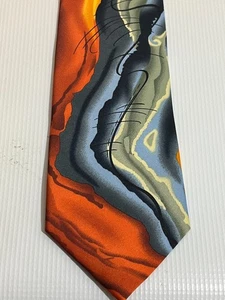 Torso Líquido Jerry Garcia, Colección 61 62" x 3.5" Poliéster Corbata Hombre - Imagen 1 de 5