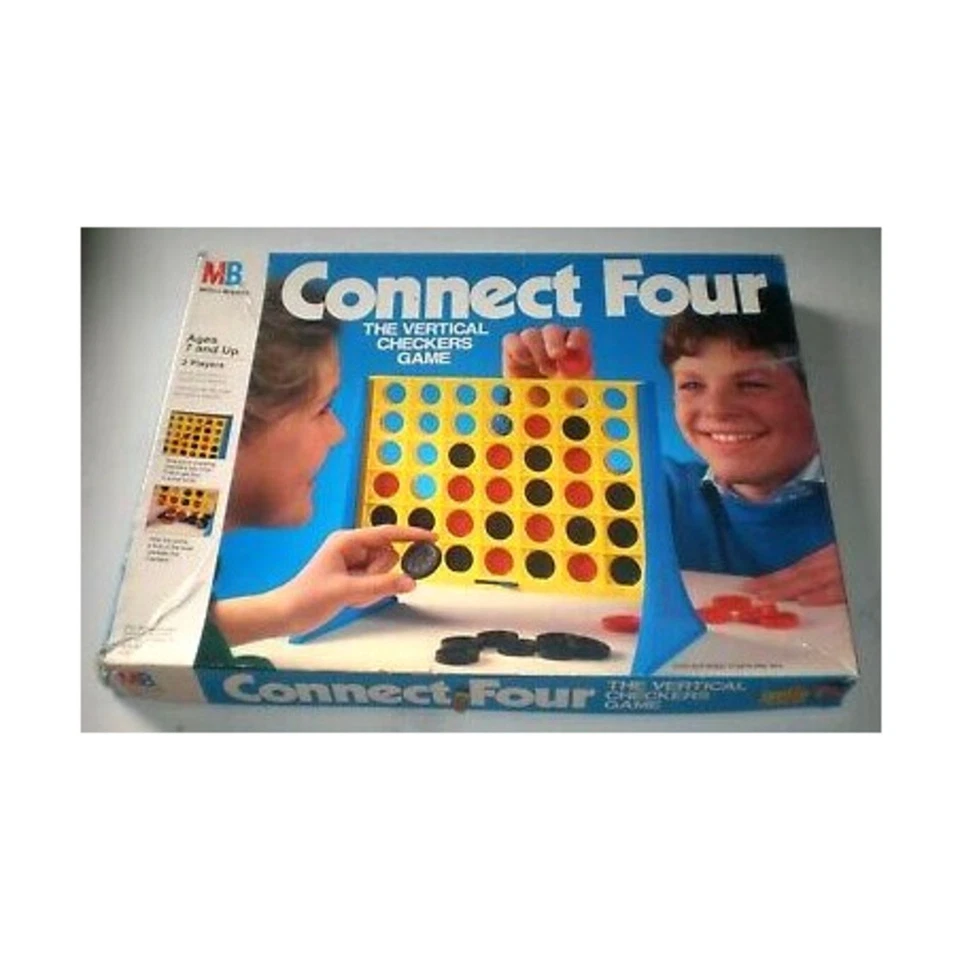 MTB Boardgame Connect Four (1979 Ed) Box VG/EX - Image 1 of 1