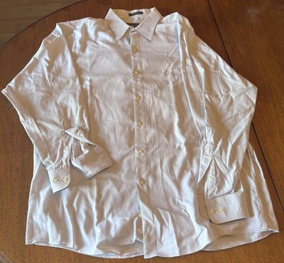 Camisa de vestir Daniel gris blanco roto para hombre 100 % algodón blanca 16,5 34/35 Foto 1 de 3