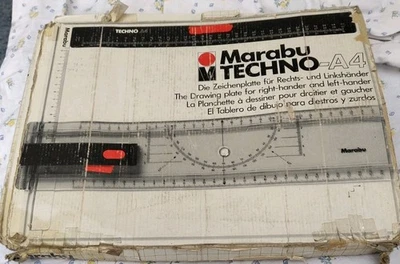 Marabu Techno A4 Zeichenplatte mit Stifte , und Zeichenutensilien - Bild 1 von 4