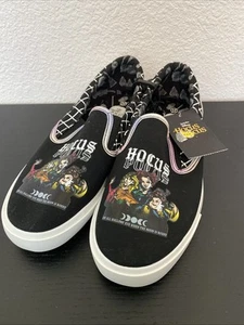 Official Disney Hocus Pocus Movie Low Top Slip-on Sneakers Adult 11 (Vans style) - Picture 1 of 21