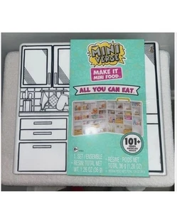 MGA Miniverse Make It Mini Food All You Can Eat Collezione 101+ Pezzi, Custodia Fs - Foto 1 di 5