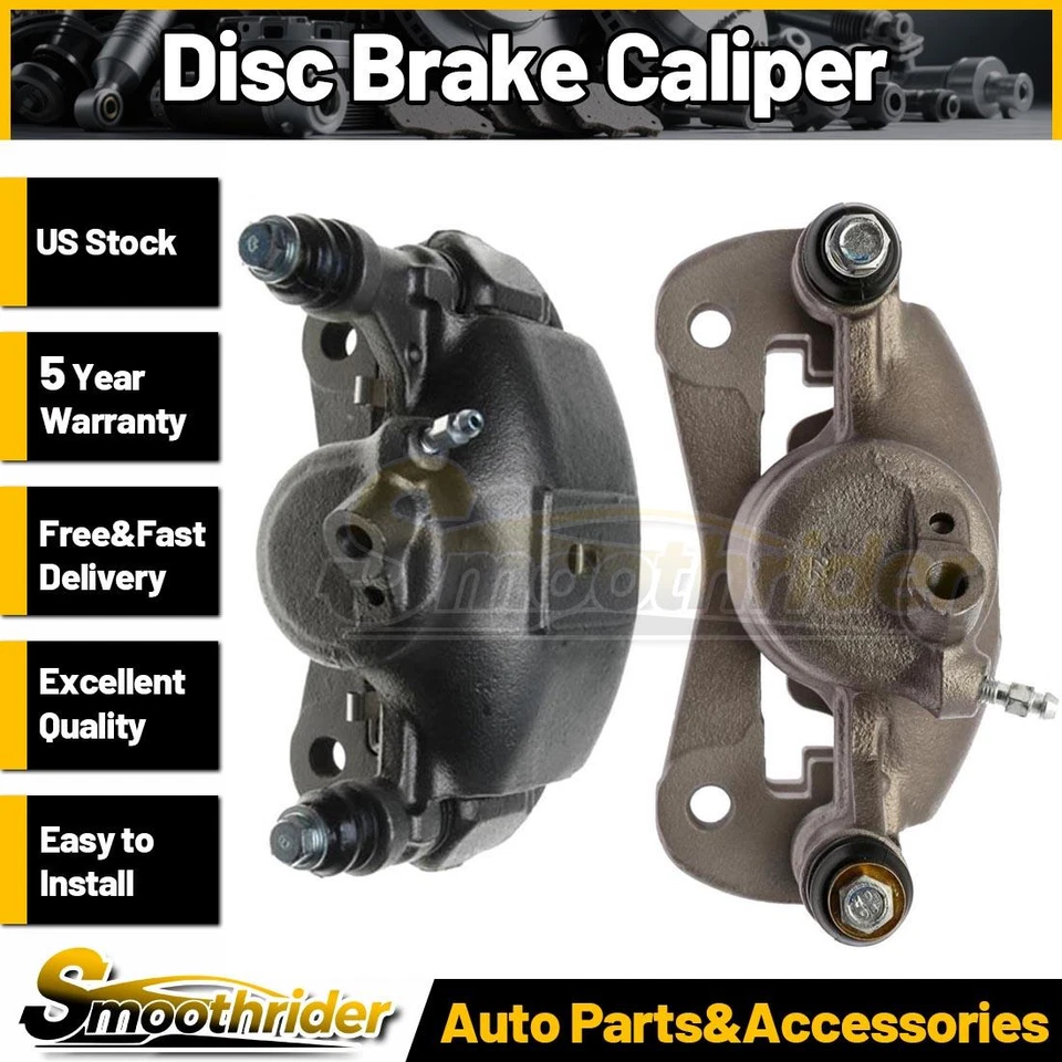 Par de pinzas de freno delanteras izquierda y derecha con soporte para Toyota Corolla 1987 2 piezas Foto 1 de 4