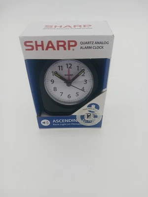 BRAND NEW    Sharp Battery Operated Quartz Analog Alarm Clock SPC844A - Image 1 of 4