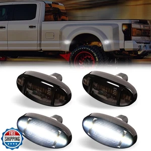 DERMOKA LED Dually Bed Fender Side Marker Lights For 2011-2022 Ford F250 F350 - Picture 1 of 5