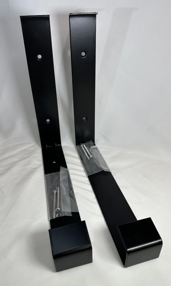 Two (2) Window Planter Box Bracket Metal Black 10 1/2" D x 10 1/4" T Mayne - Image 1 of 4
