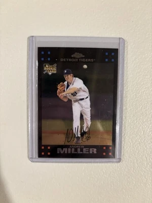 2007 Topps Chrome - Andrew Miller #298 (RC) - Image 1 of 2