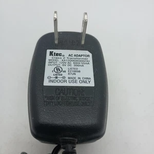 #AE) Adattatore Ktec AC Classe 2 Transf. Modello KA12D060030023U 120V/6VAC 300ma - Foto 1 di 2