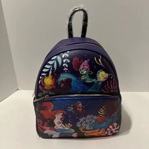 NEW Danielle Nicole Disney Little Mermaid Under The Sea Mini Backpack Ariel - Picture 1 of 5