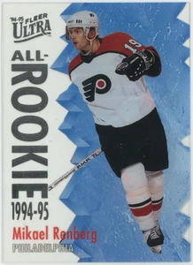 Mikael Renberg 1994-95 Fleer Ultra All Rookie 8 de 10 Philadelphia Flyers 30552 - Imagen 1 de 3