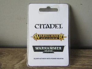 WARHAMMER 40K - ELDAR AUTARCH WITH POWER WEAPON FINECAST RESIN NISB - Picture 1 of 3