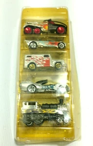 2002 HOT WHEELS CHROME BURNERZ 5 CAR GIFT PACK B3649 NO CARD NEW IN PACKAGE - Picture 1 of 6