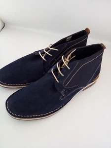 STEVE MADDEN leather lace up oxford size 13 navy blue style hotshot 578 - Picture 1 of 6