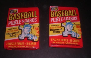 1982 Donruss Baseball Wax Pack - Lot of 2 - Picture 1 of 3