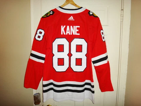Men's Adidas Patrick Kane Chicago Blackhawks NHL Authentic Jersey NWT $225 Cover
