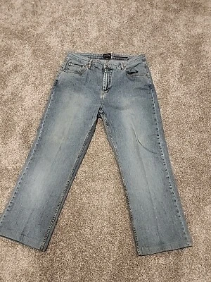 Jeans Jack Spade Botón Mosca Calce Ajustado Ribete Denim Negros CONO BLANCO TALLA 38 X 27  Foto 1 de 4