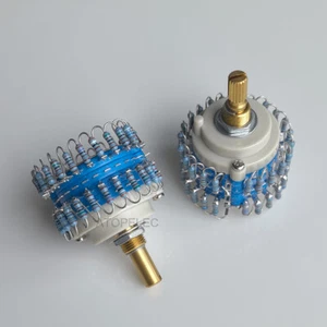 KOA 24-Step Attenuator Dual-Unit Stereo Volume Potentiometer 2-gang 10K-1M 1% - Zdjęcie 1 z 5