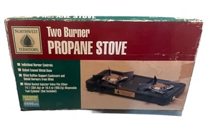 NORTHWEST TERRITORY TWO BURNER PROPANE STOVE New With Box - Picture 1 of 7