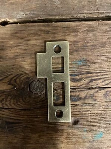 Antik Stil Messing Schließblech, Einsteckschlitz, Halter, Schlag, viktorianisch, 3-1/4" - Bild 1 von 3