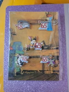 JUEGO DE PINTAS PINOCCHIO DISNEY 65 ANIVERSARIO DE 5 COMO NUEVO EDICIÓN LIMITADA 1000 - Imagen 1 de 3