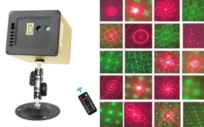 RG Laser Sound Activated Stage Light Disco Party With Remote Control Lighting - Image 1 of 4