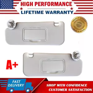 Sun Visor For Chevy CRUZE 2016 Pair Set Left+Right Gray Atmosphere Check Details - Bild 1 von 4