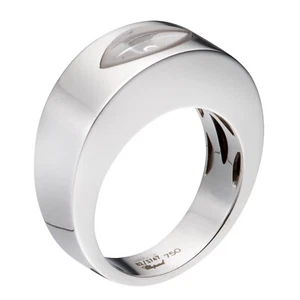 Anillo de diamantes y oro blanco Chopard Happy 823747 nuevo - Imagen 1 de 5