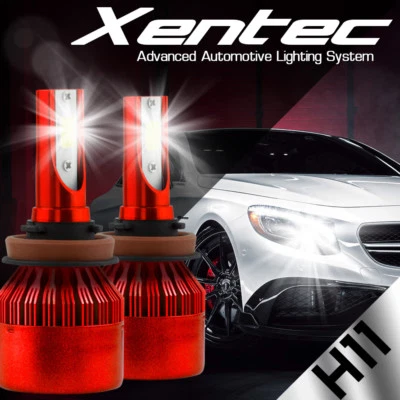 XENTEC LED HID Headlight Conversion kit H11 6000K for 2010-2016 Mazda 3 - Image 1 of 4