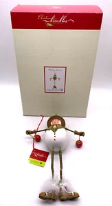 Arrugas de Navidad DEPT 56 macho muñeco de nieve elfo 11" Patience Brewster - Imagen 1 de 7