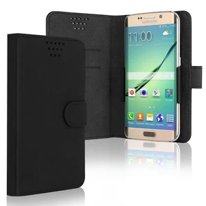 Handyhülle Blackview Max 1 CUBOT H1 schwarz Hülle, Flip Case, Etui - Bild 1 von 6