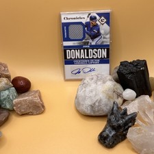 2017 Panini Chronicles Signature Swatches /25 Josh Donaldson #CSS-JD (297)