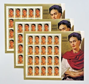 Scott #3509 34¢ Frida Kahlo mexikanische Künstlerin | 3 Blätter x 20 = 60 Briefmarken FV $ 20,40 - Bild 1 von 4
