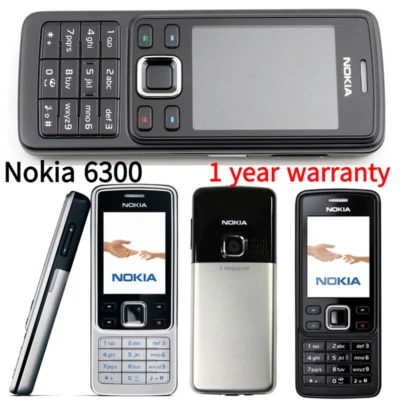 Original Nokia 6300 Handy (entsperrt) - Silber - Bild 1 von 4